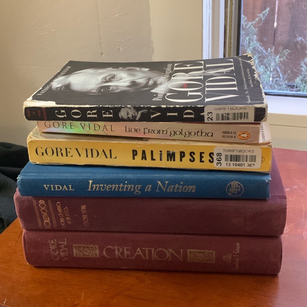 Gore Vidal - six novels bundle American queer author